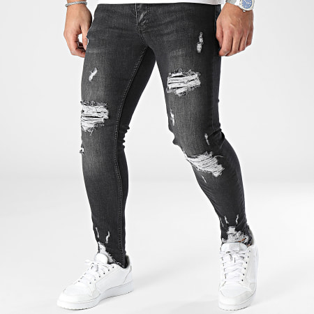 Jeans skinny neri top