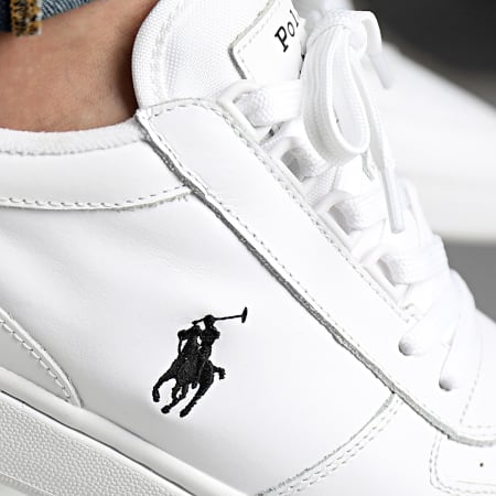 Polo Ralph Lauren - Polo Court Sneakers Bianco Nero