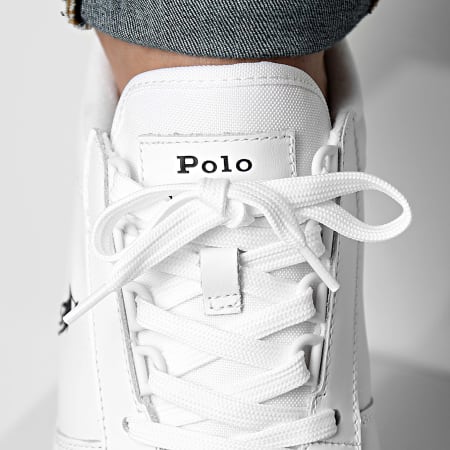 Polo Ralph Lauren - Baskets Polo Court Blanc Noir