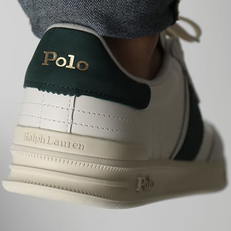 Polo Ralph Lauren - Baskets Heritage Aera Beige Vert