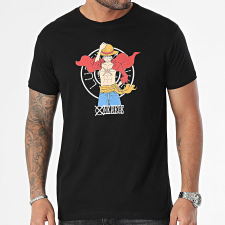 One Piece - Tee Shirt Col Rond ABYTEX655 Noir