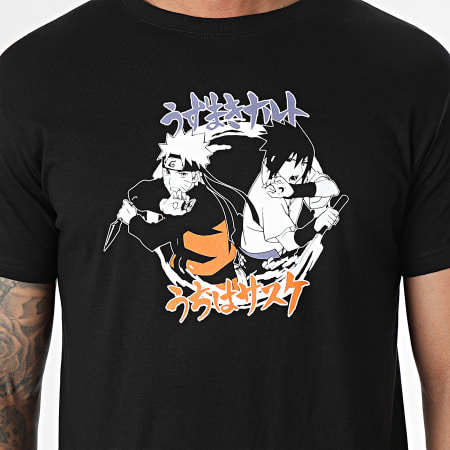 Naruto - Tee Shirt Col Rond ABYTEX744 Noir