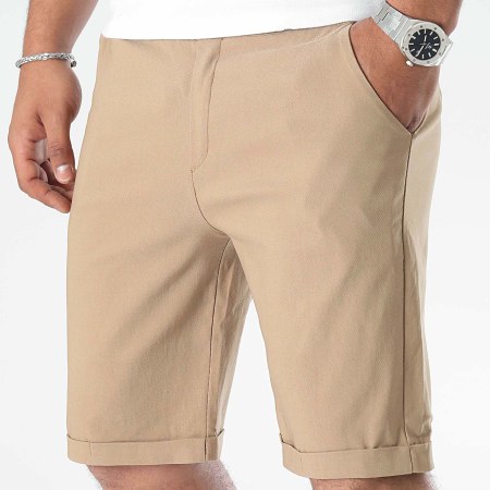 LBO - Short Chino Avec Revers 0635 Beige