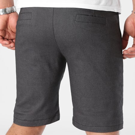 LBO - Short Chino 0766 Gris Anthracite Chiné