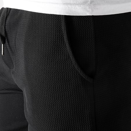 LBO - Pantaloncino con cialda inversa testurizzata 0769 Nero