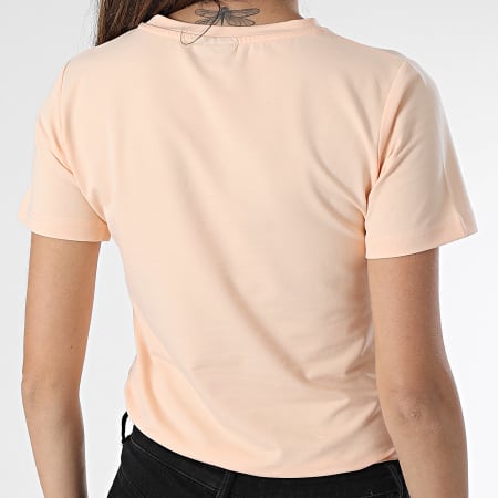 Project X Paris - Tee Shirt Col Rond Femme F221121 Orange