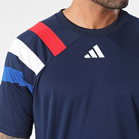 Adidas Performance - IK5738 Camiseta cuello redondo azul marino
