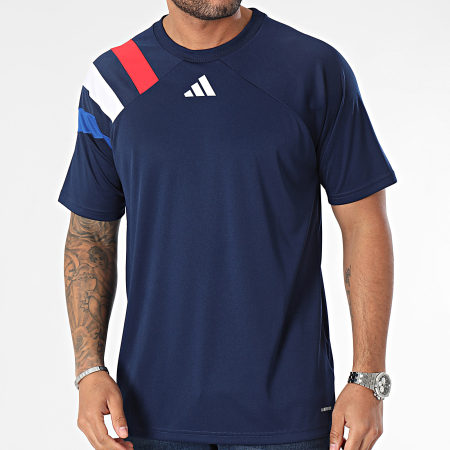 Adidas Sportswear - IK5738 Maglietta a girocollo blu navy