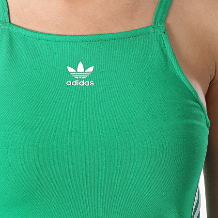 Adidas Originals - Vestido de tirantes para mujer IR8127 Verde