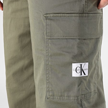 Calvin Klein - Pantalon Cargo Femme 1297 Vert Kaki