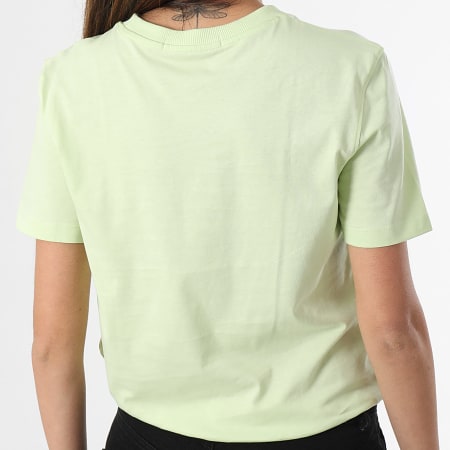 Calvin Klein - Maglietta con ricamo da donna Regular 3226 Verde chiaro