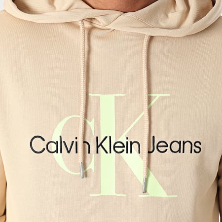 Calvin Klein - Sweat Capuche 0805 Camel Clair