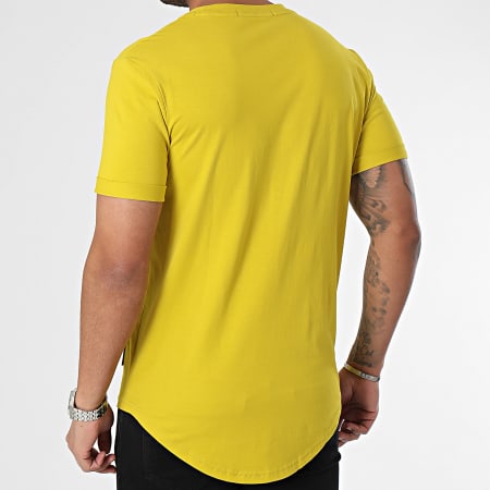 Calvin Klein - Tee Shirt Long 3482 Jaune Moutarde