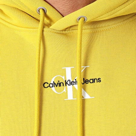 Calvin Klein - Felpa con cappuccio 3749 Giallo senape