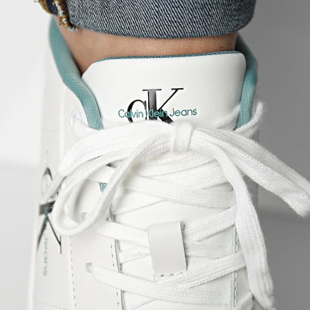 Calvin Klein - Sneakers Classic Cupsole Low Leather 0864 Bright White Oil Blue