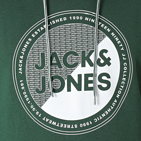 Jack And Jones - Sweat Capuche Loyd Vert