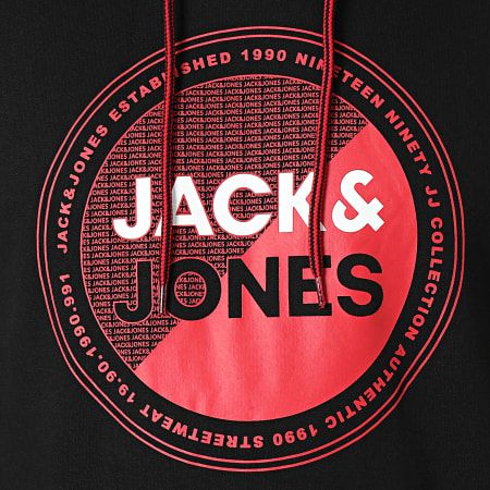 Jack And Jones - Sweat Capuche Loyd Noir