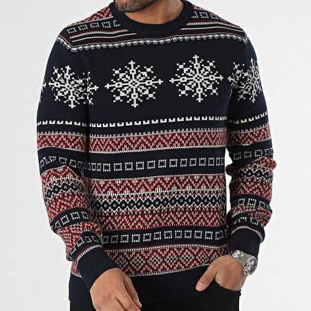 Jack And Jones - Maglione Snowball blu navy Bordeaux