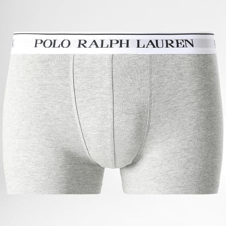 Polo Ralph Lauren - Lot De 3 Boxers Gris Chiné Noir Blanc