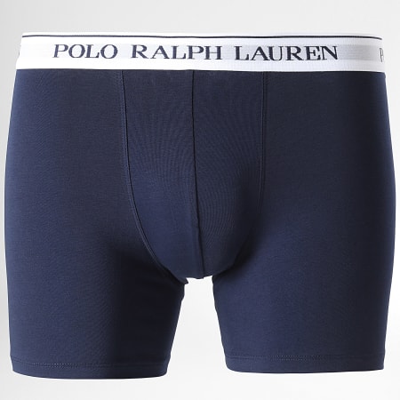 Polo Ralph Lauren - Lot De 3 Boxers Bleu Marine Blanc