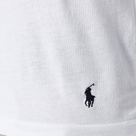 Polo Ralph Lauren - Lot De 3 Tee Shirts Blanc Gris Chiné Noir