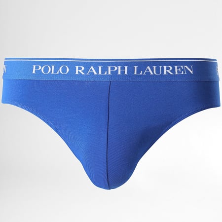 Polo Ralph Lauren - Set van 3 lichtblauwe, koningsblauwe, marine slips