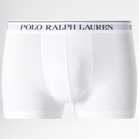 Polo Ralph Lauren - Lot De 3 Boxers Blanc Rouge Bleu Marine
