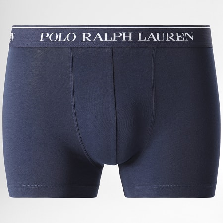 Polo Ralph Lauren - Lot De 3 Boxers Bleu Clair Bleu Roi Bleu Marine