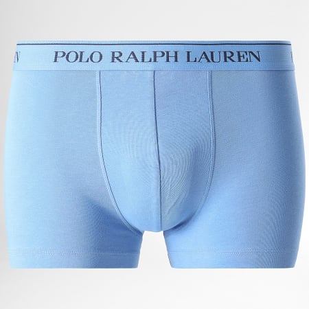 Polo Ralph Lauren - Lot De 3 Boxers Bleu Clair Bleu Roi Bleu Marine