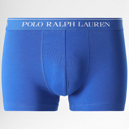 Polo Ralph Lauren - Lot De 3 Boxers Bleu Clair Bleu Roi Bleu Marine