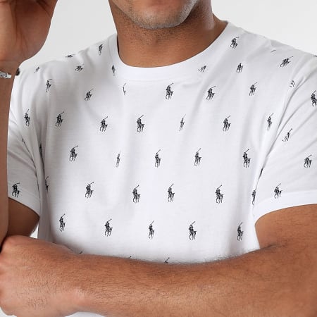 Polo Ralph Lauren - Tee Shirt All Over Player Blanc