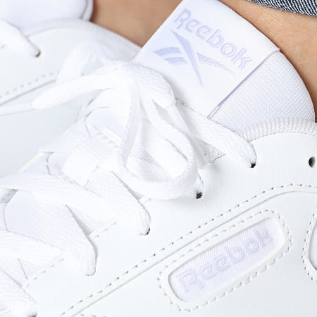 Reebok - Sneakers donna Reebok Court Advance 100033810 White Lucid Lilac Footwear White