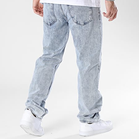 2Y Premium - Jeans regolari con lavaggio blu