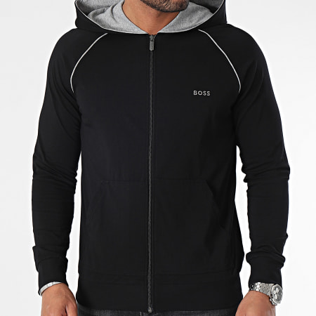 BOSS - MixAndMatch Zip Hoodie 50515392 Zwart