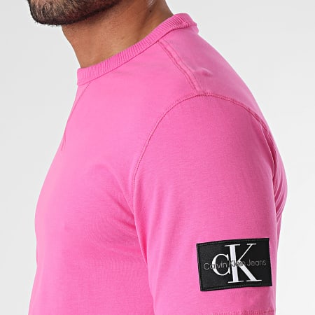 Calvin Klein - Tee Shirt Col Rond 3484 Fuchsia