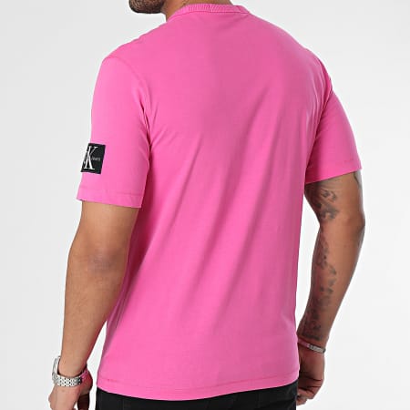 Calvin Klein - Tee Shirt Col Rond 3484 Fuchsia