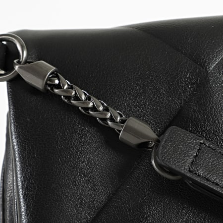 Calvin Klein - Bolso de hombro para mujer Re-Lock Quilt 1021 Negro