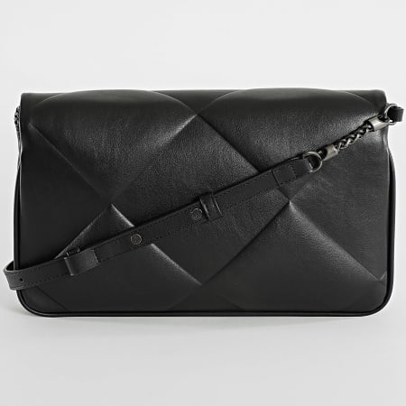 Calvin Klein - Bolso de hombro para mujer Re-Lock Quilt 1021 Negro