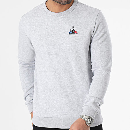 Le Coq Sportif - Essential Sweatshirt met ronde hals 2310559 Heide Grijs