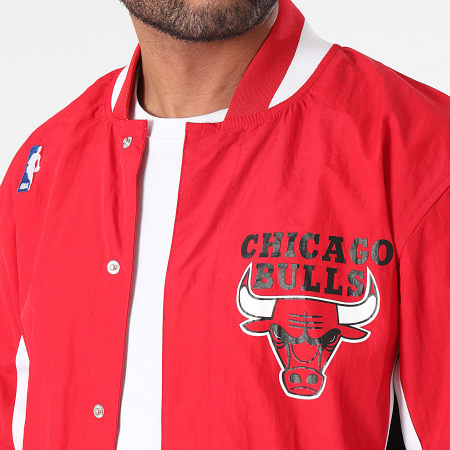 Mitchell and Ness - Autentico Chicago Bulls Giacca NBA AWJKGS18054 Rosso Nero