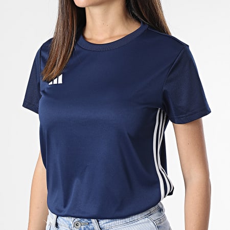 Adidas Sportswear - Maglietta donna girocollo H44531 blu navy