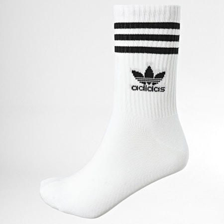 Adidas Originals - Set di 3 paia di calzini IL5023 bianco nero grigio erica
