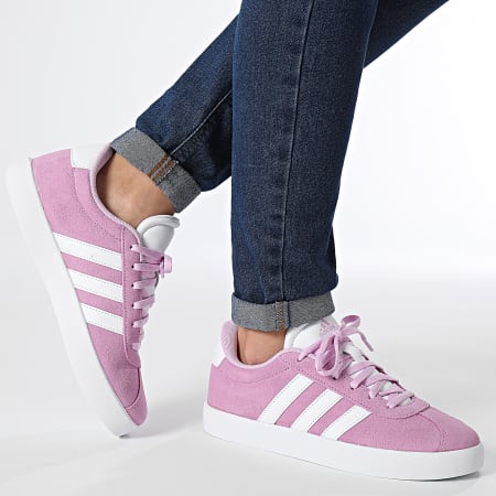 Adidas vl court 2.0 clearance rosa mujer