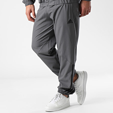 Adidas Sportswear - Ensemble De Survetement Veste Zippée Et Pantalon IT4022 Gris