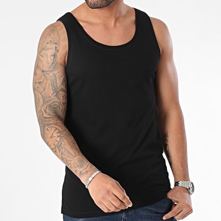 BOSS - Lote de 3 camisetas de tirantes 50475278 Negro Blanco Gris Heather