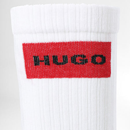 HUGO - Lote de 2 pares de calcetines 50510640 Blanco