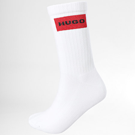 HUGO - Lote de 2 pares de calcetines 50510640 Blanco