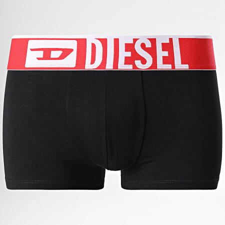 Diesel - Lot De 3 Boxers Damien A13267 Rouge Gris Chiné Noir