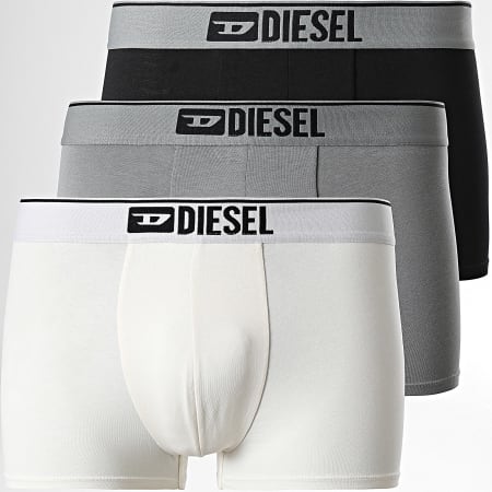 Diesel - Set di 3 boxer Damien 00ST3V nero grigio bianco