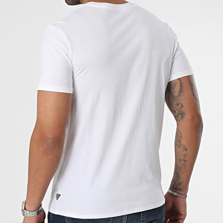Guess - M4RI62-K9RM1 Camiseta cuello redondo Blanco